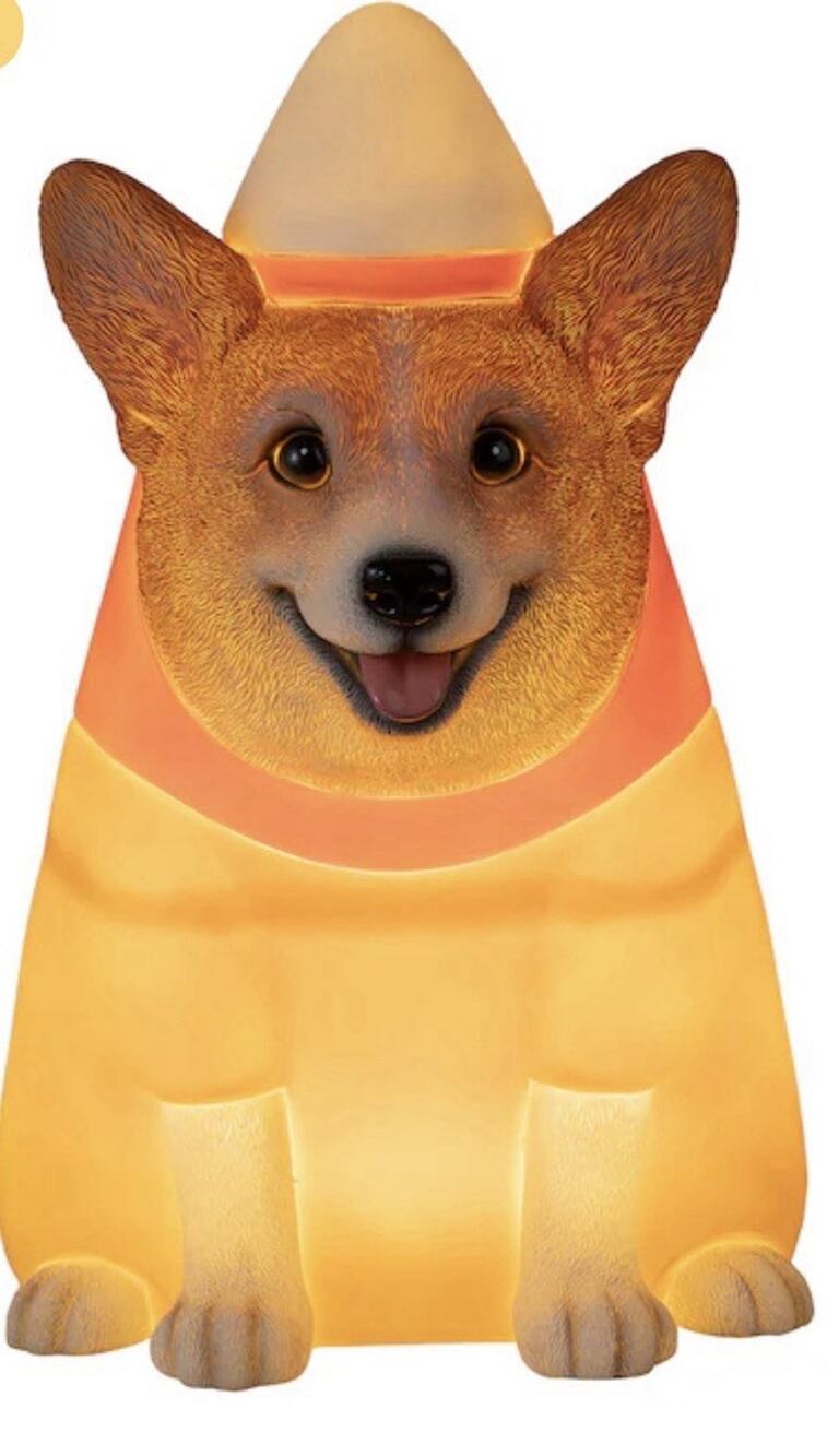 Corgi Dog Candy Corn 18” Halloween Blow Mold Decoration 2026 New